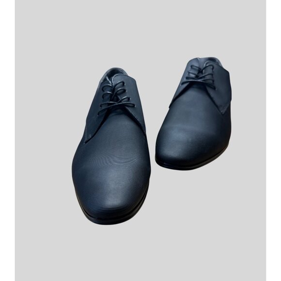ALDO Men' s Synthetic Dress Shoes Lace-Up Formal Oxfords Size 13 Black - Picture 3 of 16